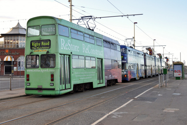 Обои картинки фото техника, трамваи, трамвай, рельсы, транспорт