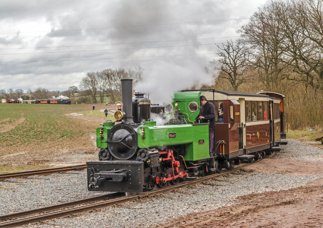 Обои картинки фото техника, паровозы, железная, дорога, рельсы, паровоз