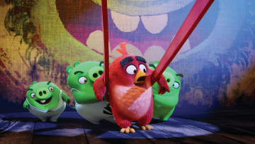 обоя мультфильмы, the angry birds movie, персонажи