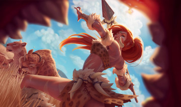 Картинка видео+игры league+of+legends персонаж nidalee
