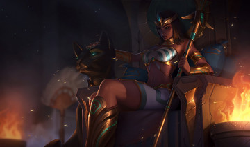 Картинка видео+игры league+of+legends персонаж nidalee