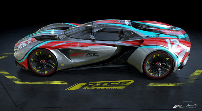 Обои картинки фото rise,  race the future, видео игры, race, the, future, расинг, гонки, симулятор
