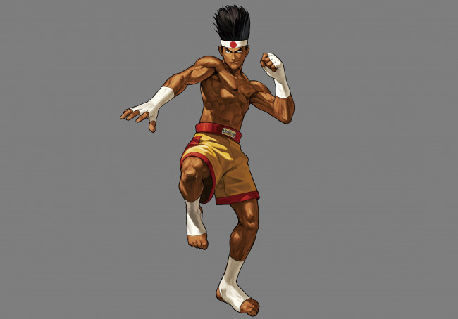 Обои картинки фото видео игры, king of fighters 2002, 2003, фон, парень