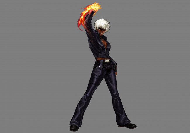 Обои картинки фото видео игры, king of fighters 2002, 2003, парень, фон