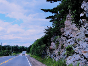 Картинка природа дороги шоссе разметка