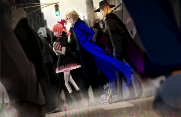 Картинка аниме kekkai+sensen персонажи