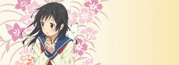 Картинка inari +konkon +koi+iroha аниме девушка фон взгляд