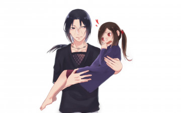 Картинка аниме naruto сарада итачи