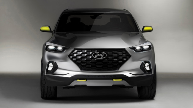 Обои картинки фото hyundai santa-cruz crossover truck concept 2015, автомобили, hyundai, santa-cruz, crossover, truck, concept, 2015
