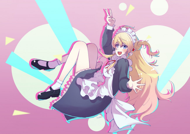 Обои картинки фото аниме, магия,  колдовство,  halloween, девушка, взгляд, фон