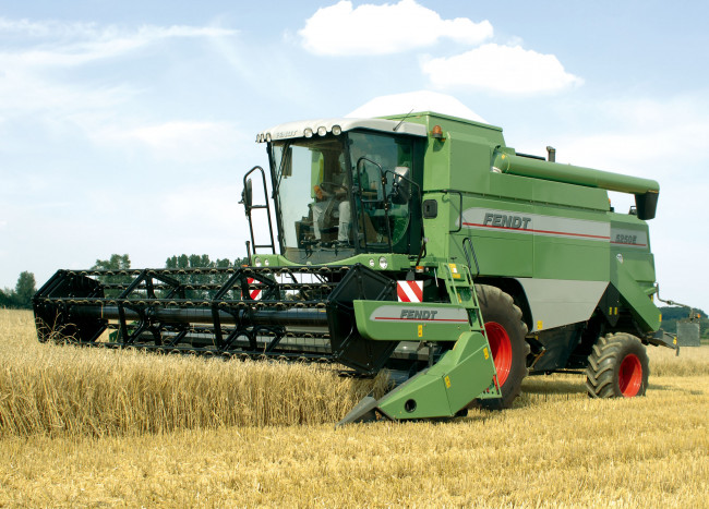 Обои картинки фото техника, комбайны, fendt