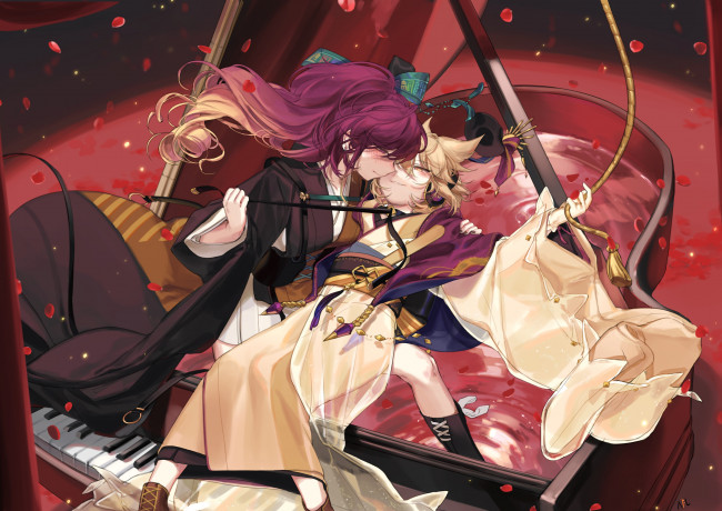 Обои картинки фото аниме, touhou