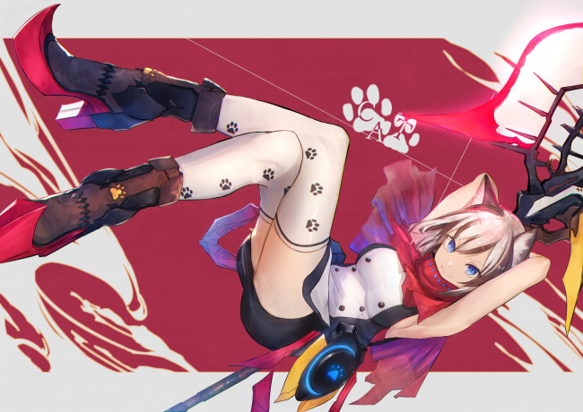 Обои картинки фото аниме, животные,  существа, eisuto