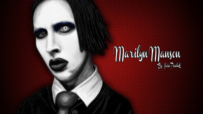 Обои картинки фото marilyn-manson, музыка, marilyn manson, музыкант