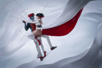 Картинка разное мужчина+женщина девушка мужчина фон танец униформа