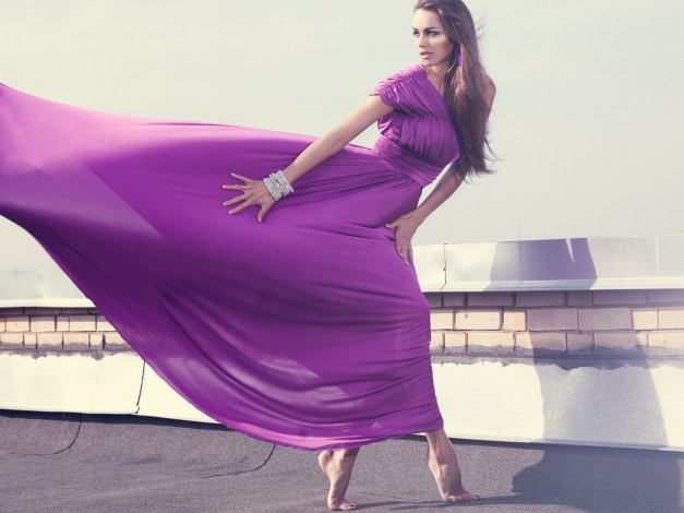 Обои картинки фото девушка в фиолетовом белье, девушки, анна кончаковская, девушка, красивая, супер, секси, няша, нежная, классная, модница, лапочка, мадам