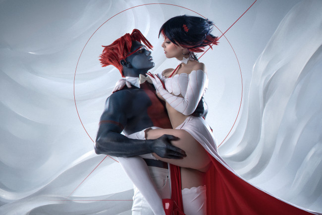 Обои картинки фото разное, мужчина женщина, девушка, мужчина, фон, взгляд