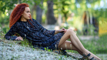 Картинка девушки -+рыжеволосые+и+разноцветные девушка красивая супер секси няша нежная классная модница лапочка мадам