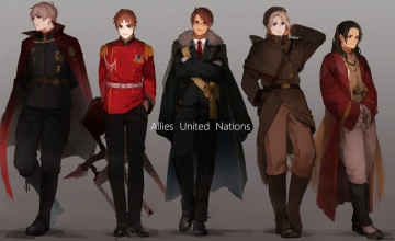 Картинка аниме hetalia +axis+powers хеталия и страны оси