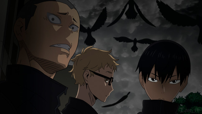 Обои картинки фото аниме, haikyuu, волейбол