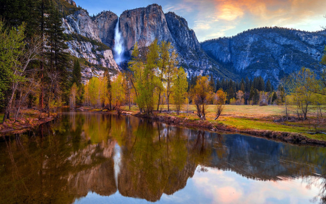 Обои картинки фото yosemite national park, california, usa, природа, реки, озера, yosemite, national, park