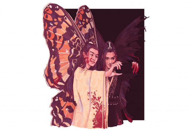 Обои картинки фото рисованное, кино,  мультфильмы, the, untamed, неукротимый, повелитель, чэньцин, мосян, тунсю, mo, dao, zu, shi, магистр, дьявольского, культа