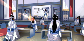 Картинка аниме mo+dao+zu+shi гусу лань адепты урок