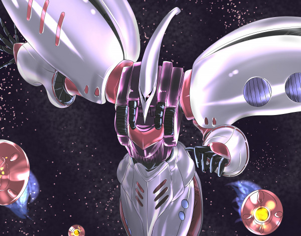 Обои картинки фото аниме, amx-004 qubeley, amx, 004, qubeley