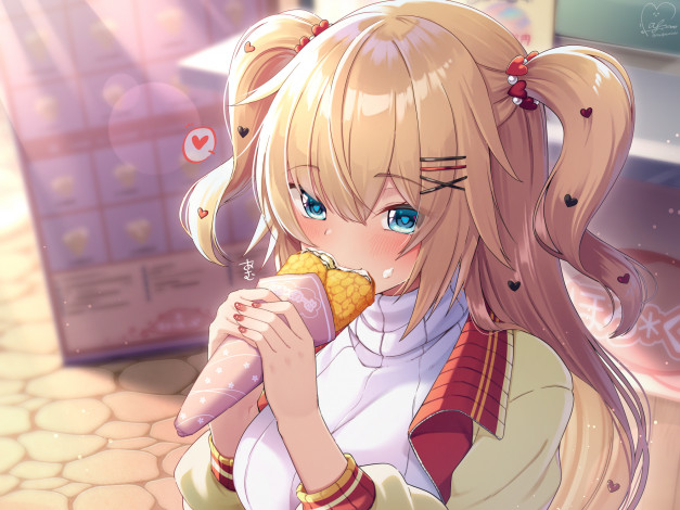 Обои картинки фото аниме, virtual youtuber, virtual, youtuber