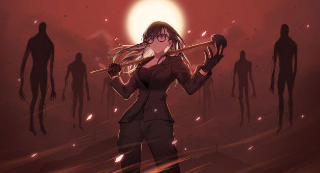 Обои картинки фото аниме, животные,  существа, summer, time, rendering