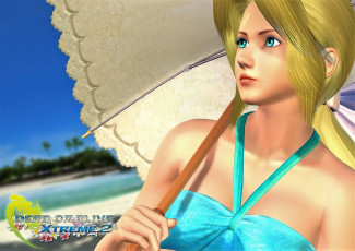 Картинка видео+игры dead+or+alive +xtreme+2 девушка зонт бассейн