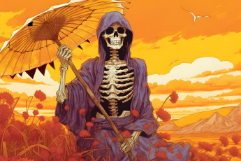 Картинка фэнтези нежить нейросети графика нейроарт ai art нейронные сети рисунки нейро искусство