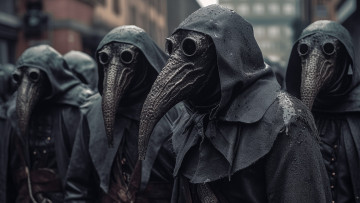 Картинка 3д+графика другое+ other нейросети графика нейроарт ai art нейронные сети рисунки нейро искусство чумная маска