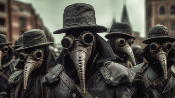 Картинка 3д+графика другое+ other нейросети графика нейроарт ai art нейронные сети рисунки нейро искусство чумная маска