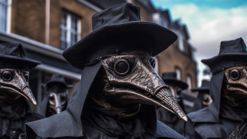 Картинка 3д+графика другое+ other нейросети графика нейроарт ai art нейронные сети рисунки нейро искусство чумная маска