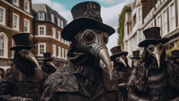 Картинка 3д+графика другое+ other нейросети графика нейроарт ai art нейронные сети рисунки нейро искусство чумная маска