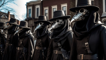 Картинка 3д+графика другое+ other нейросети графика нейроарт ai art нейронные сети рисунки нейро искусство чумная маска