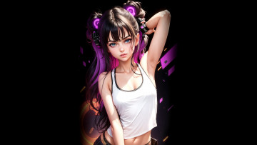 Картинка аниме unknown +другое+ нейросети графика нейроарт ai art нейронные сети рисунки нейро искусство