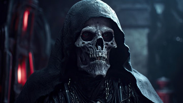 Картинка фэнтези нежить нейросети графика нейроарт ai art нейронные сети рисунки нейро искусство череп