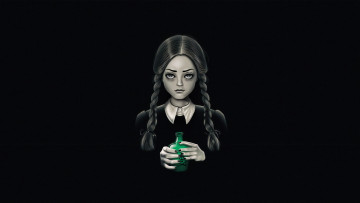 Картинка рисованное кино +мультфильмы уэнсдей