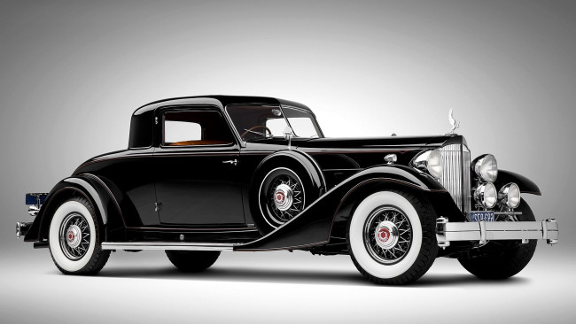 Обои картинки фото автомобили, классика, черный, ретро