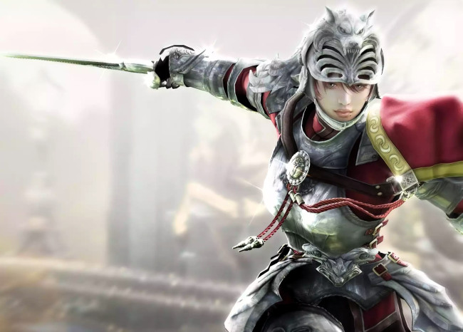 Обои картинки фото видео игры, soulcalibur,  broken destiny, девушка, боец, оружие