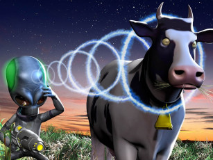 Картинка destroy all humans видео игры