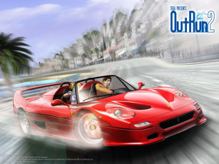 Картинка outrun видео игры