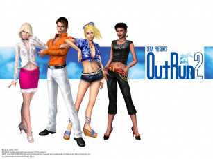 обоя outrun, видео, игры