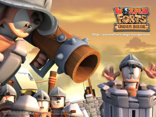 Картинка worms forts under siege видео игры