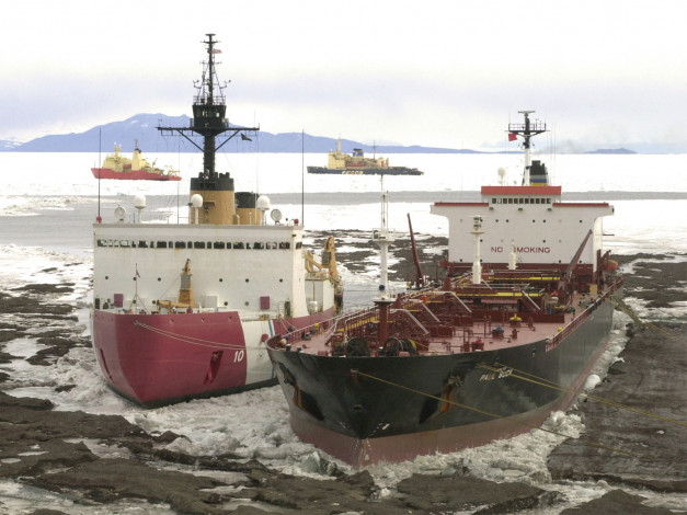 Обои картинки фото корабли, ледоколы