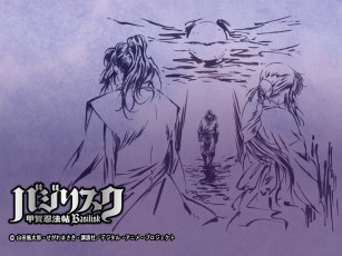 Картинка аниме basilisk