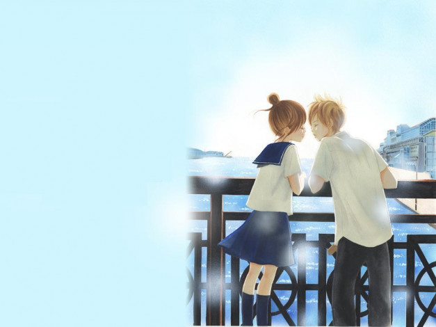 Обои картинки фото аниме, bokura, ga, ita