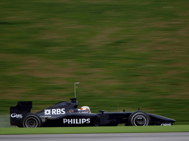 Обои картинки фото f1, tests, 2009, спорт, формула